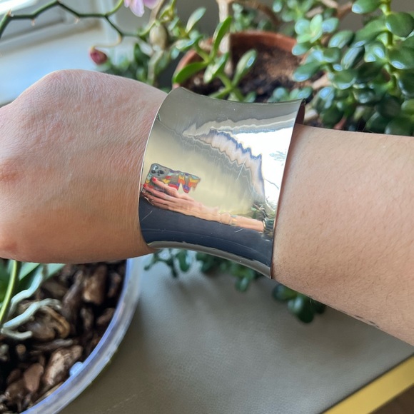 Beautiful sterling silver cuff link. - Picture 4 of 5